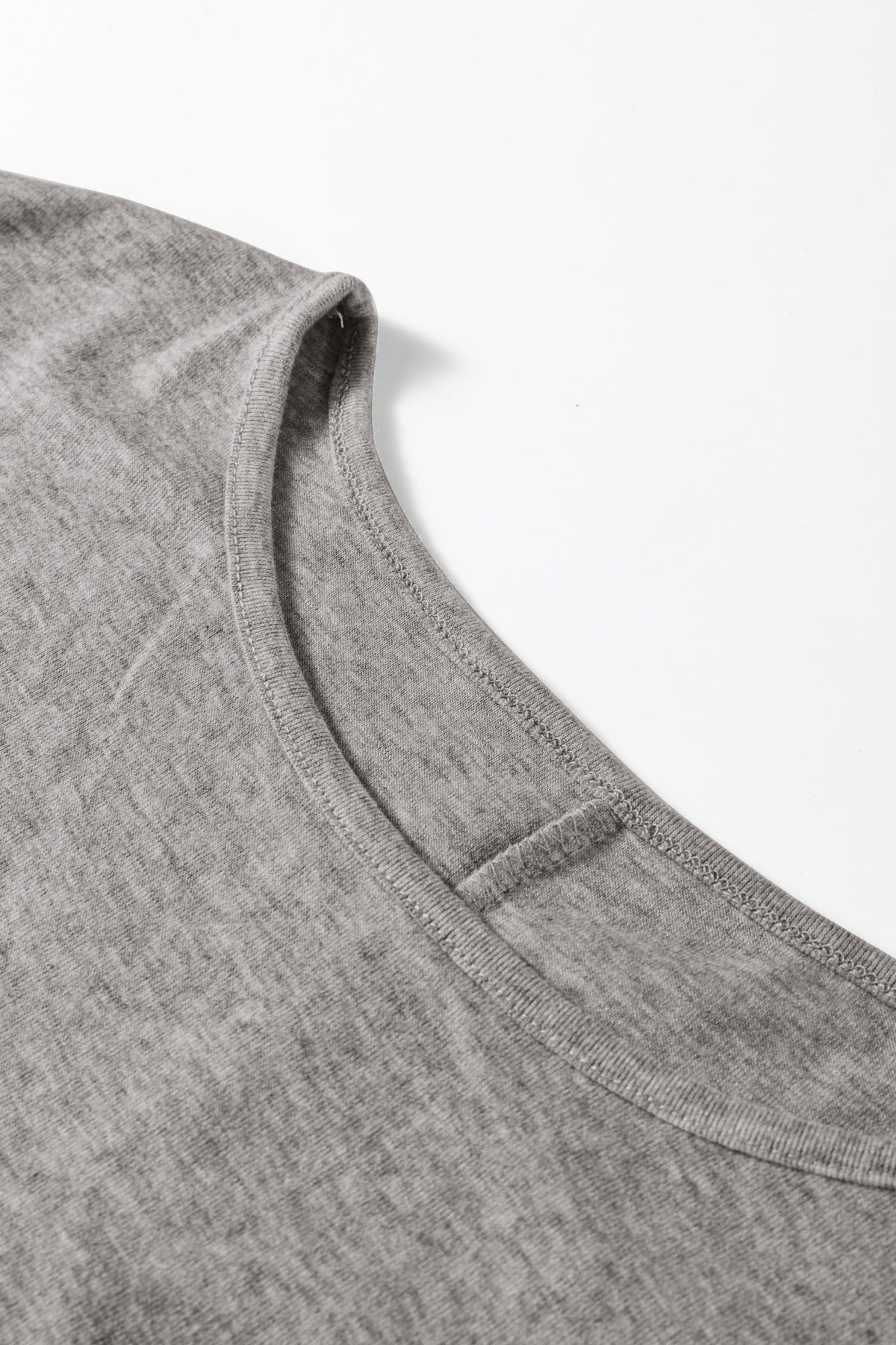 Vera Easy-Style (Gray) Long Sleeve Top w/Added-Length Cuffs