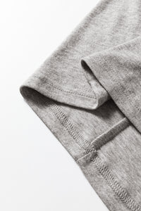 Vera Easy-Style (Gray) Long Sleeve Top w/Added-Length Cuffs