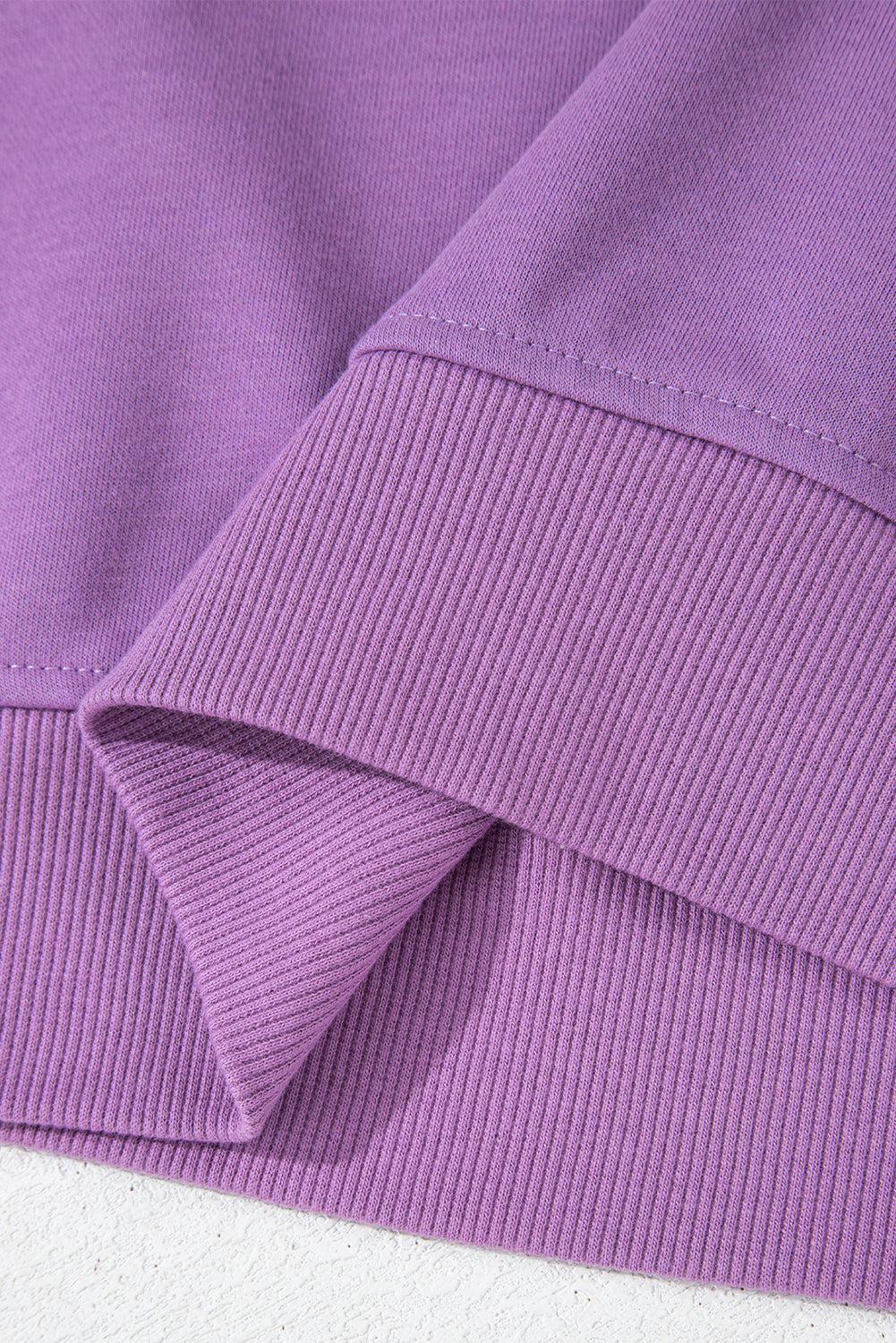 Purple, Pink & Ivory Colorblock Long-Sleeve Top