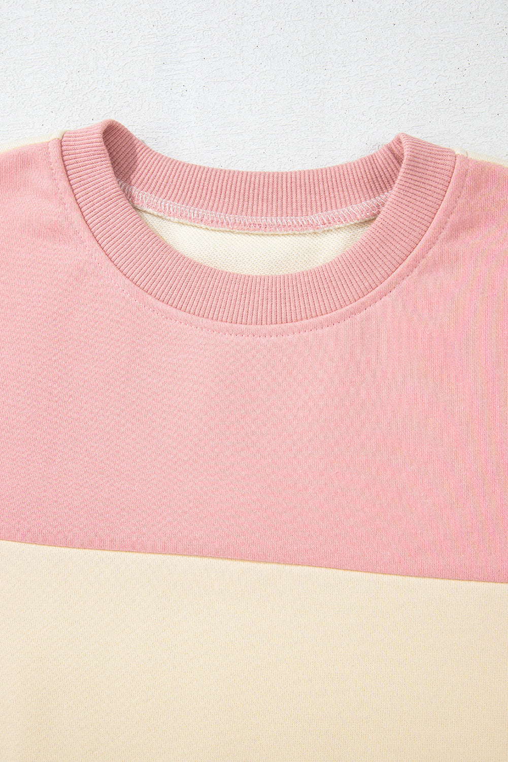 Purple, Pink & Ivory Colorblock Long-Sleeve Top