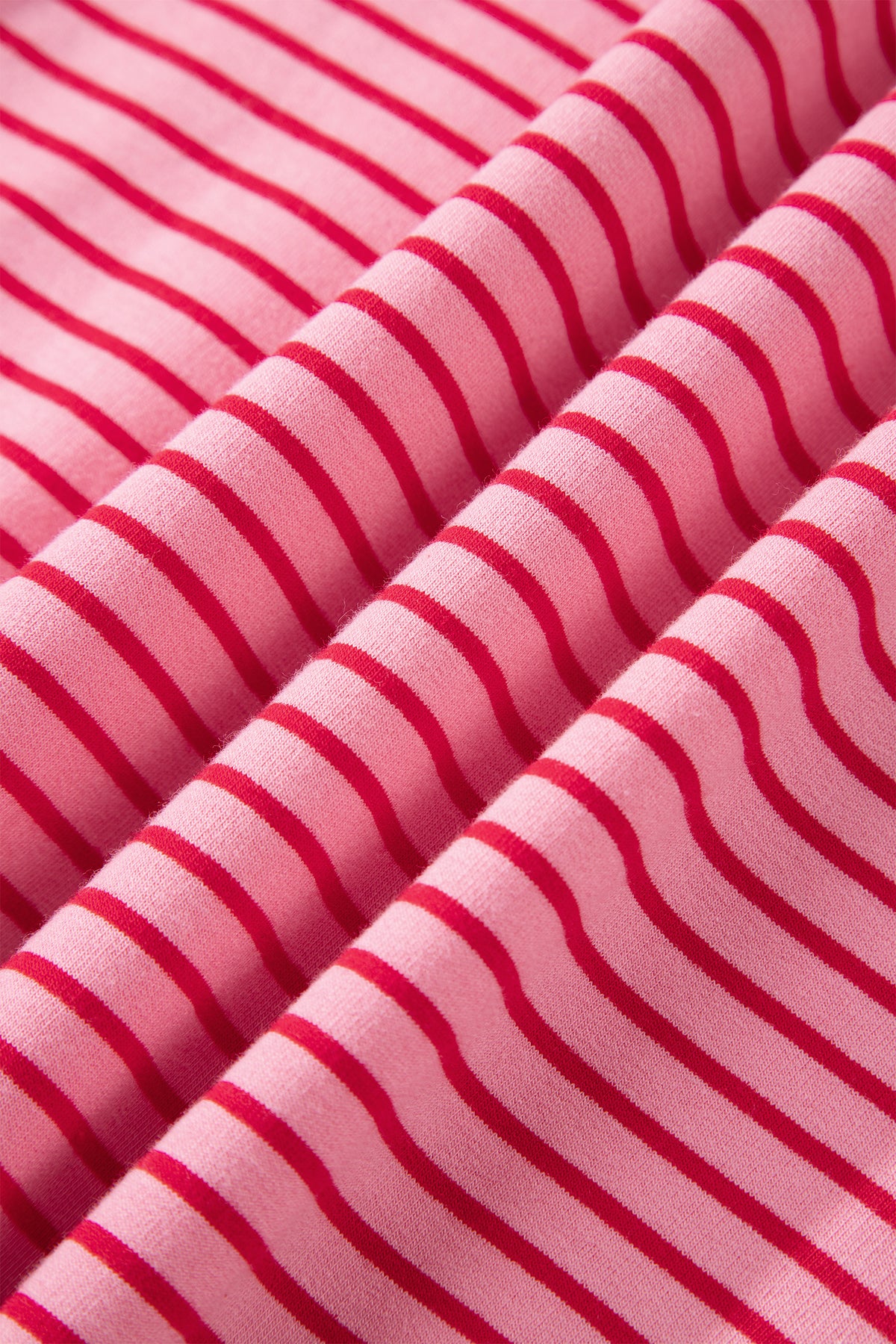 Pink & Red Striped Lightweight Spring Hoodie