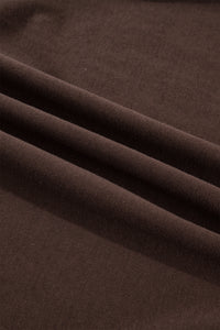 Patchwork PRAY Dark Brown Lightweight Sweatshirt