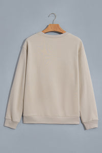 God Is Good (Beige) Embroidered Sweatshirt