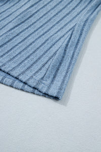 Slim Ribbed (Blue) Soft Tank Top