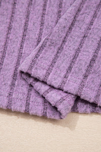 Slim Ribbed (Purple) Soft Tank Top