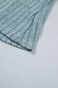 Slim Ribbed (Aqua) Soft Tank Top