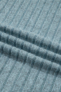 Slim Ribbed (Aqua) Soft Tank Top