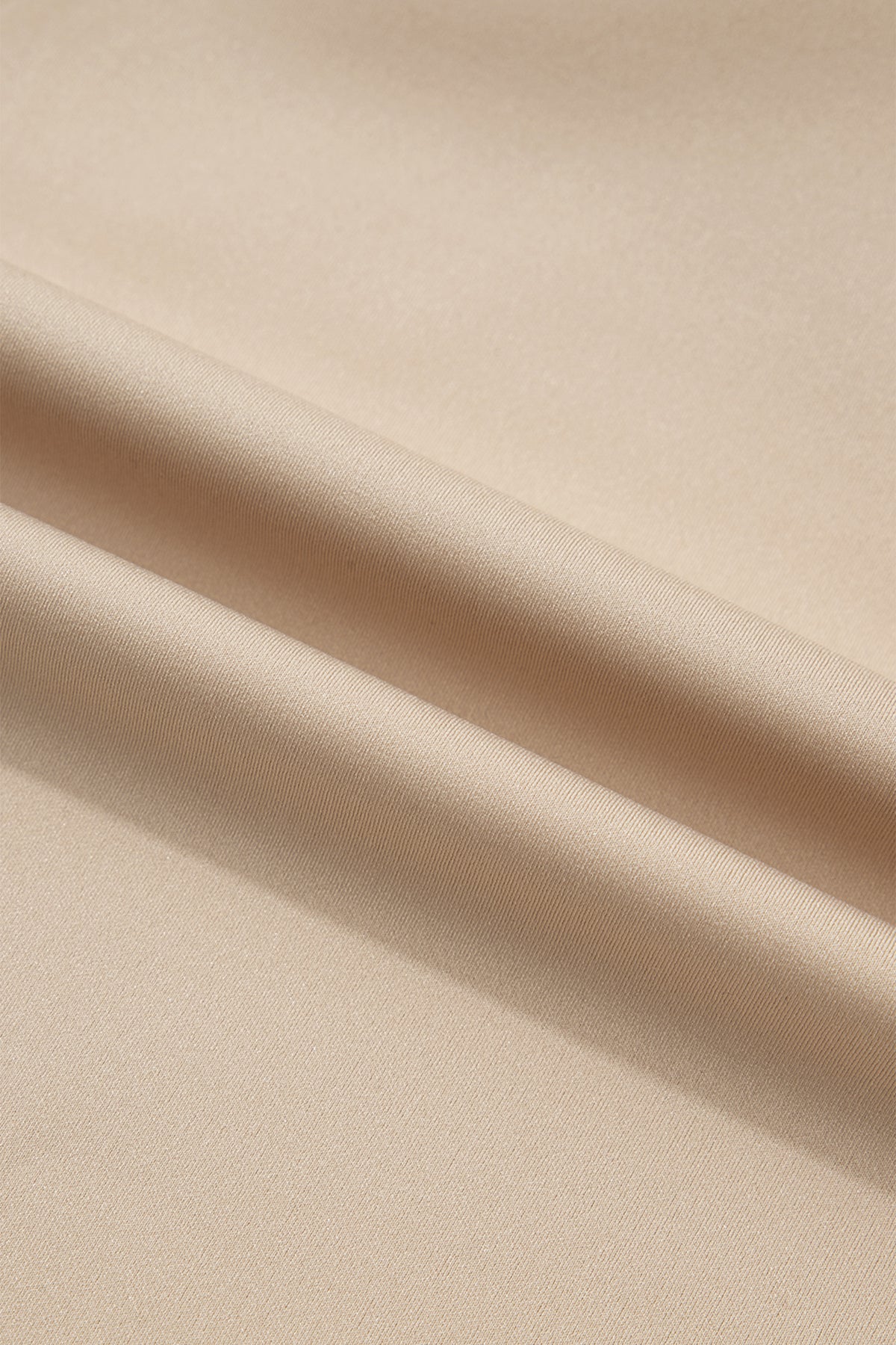 Wide-Strap Braless (Tan) Tank Top w/Built-In Padding