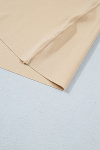 Wide-Strap Braless (Tan) Tank Top w/Built-In Padding