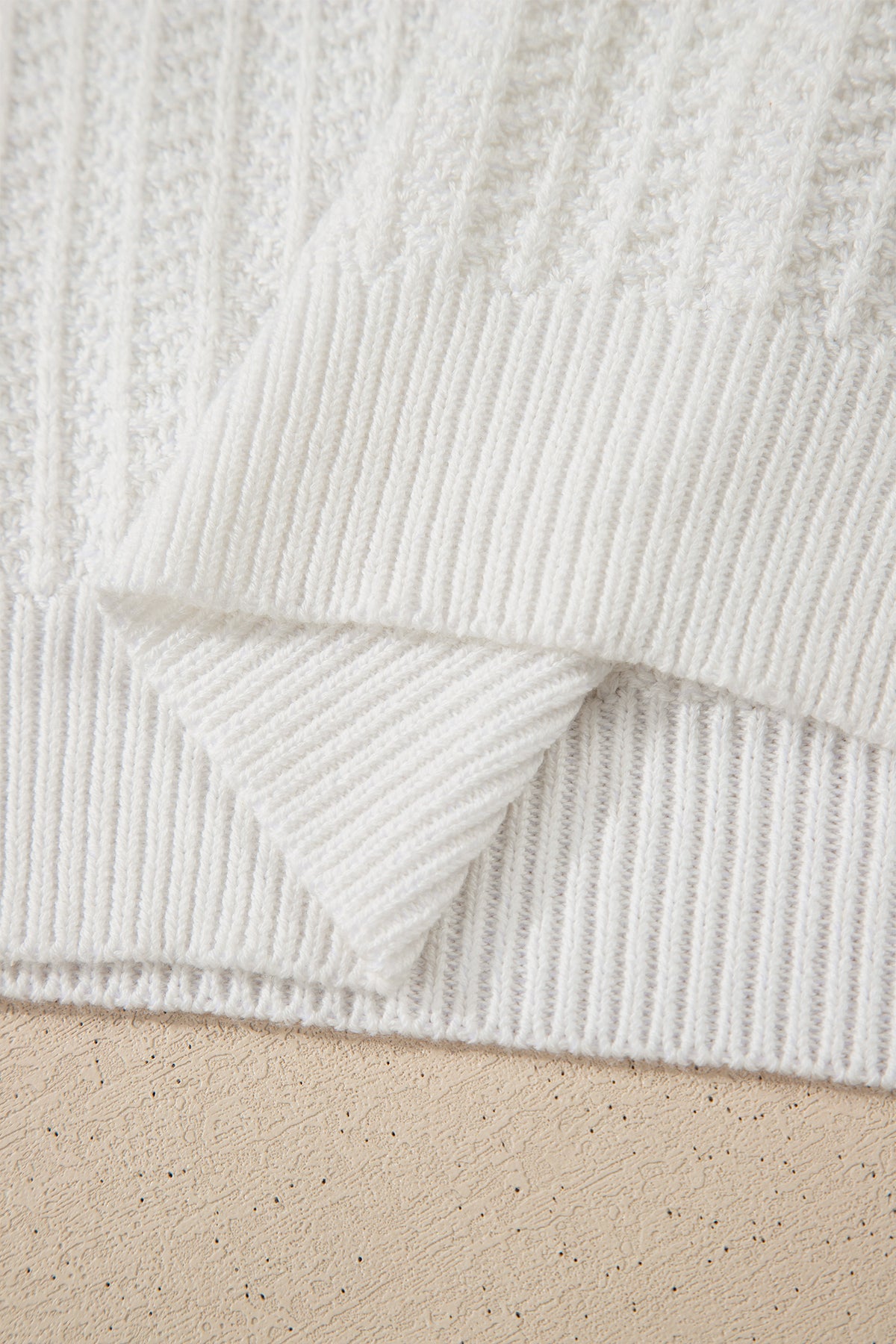 "Let's Play Football" 100% Cotton White & Pink Sleeveless Knit Sweater