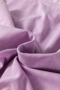 Mineral Wash (Purple) T-Shirt Long Dress with Pockets