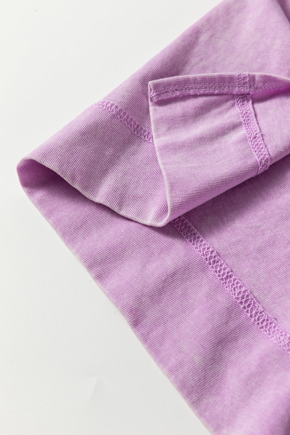 Mineral Wash (Purple) T-Shirt Long Dress with Pockets