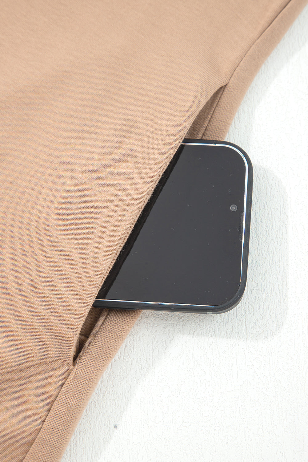 Clara Beige Braided Trim Puff-Sleeve Dress