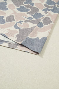 Camo Lightweight Loose Top (Matching Shorts Sold Separately)