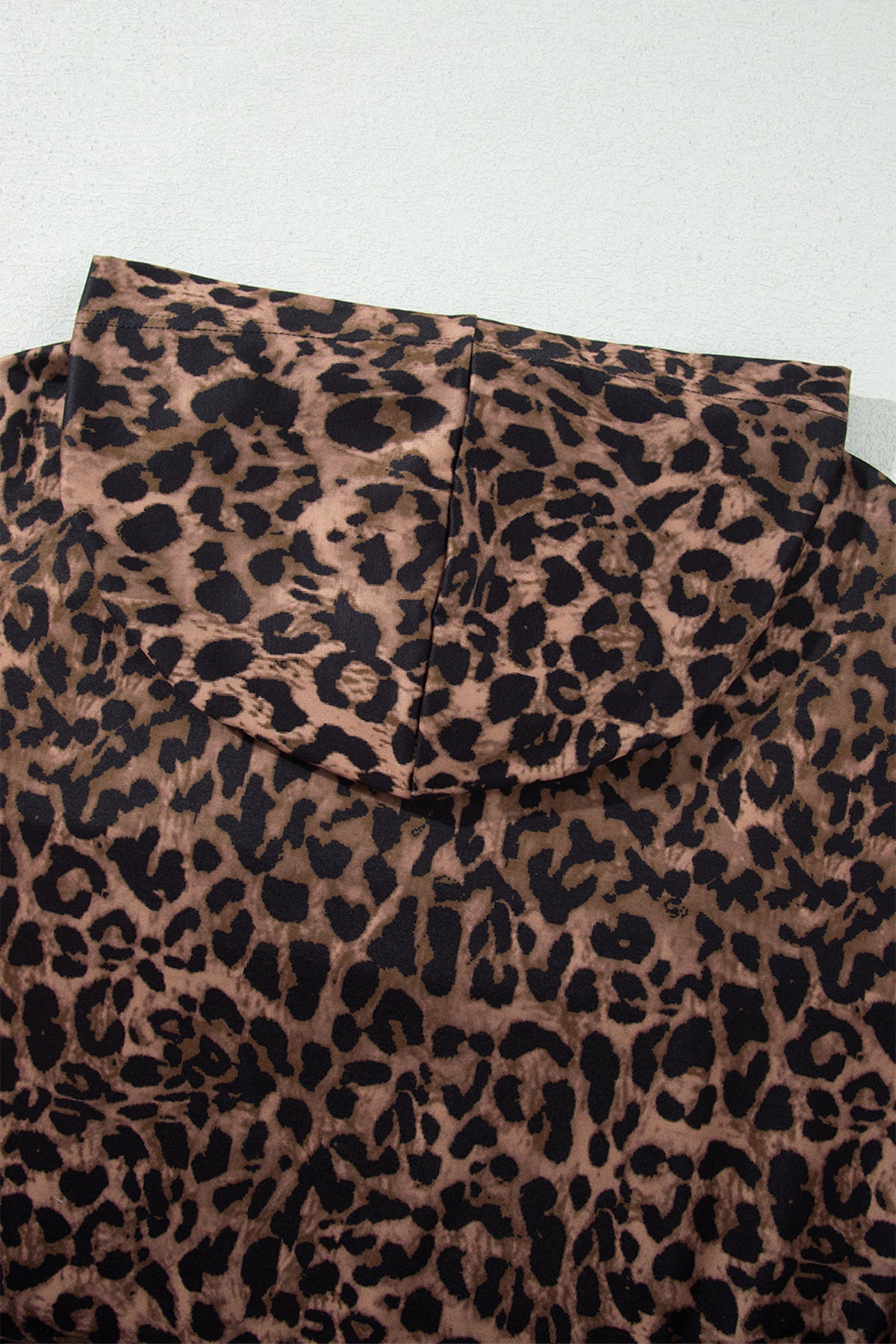 Leopard Print Track Suit w/Pink Striped Detail - Hoodie & Pants