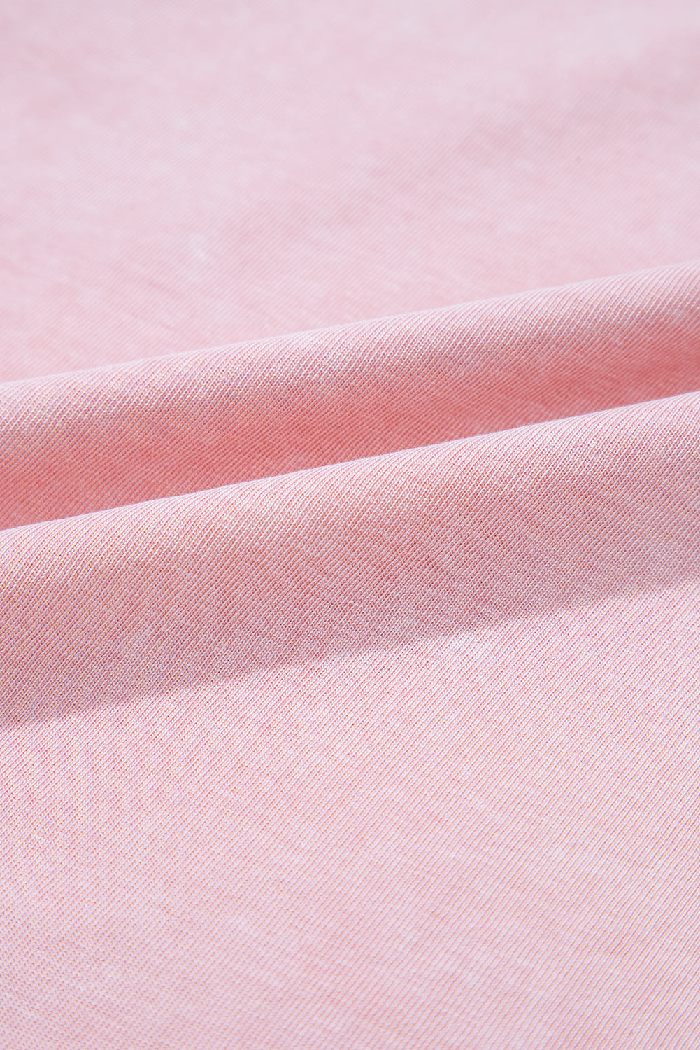 Light Pink Mineral Wash Cotton Sleeveless Top