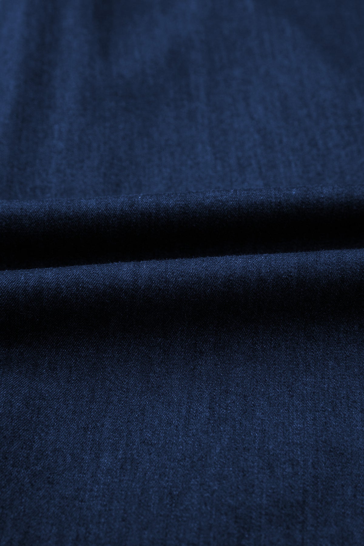 Patricia (Dark Wash) 100% Cotton Midi Denim Dress w/Bubble Sleeves