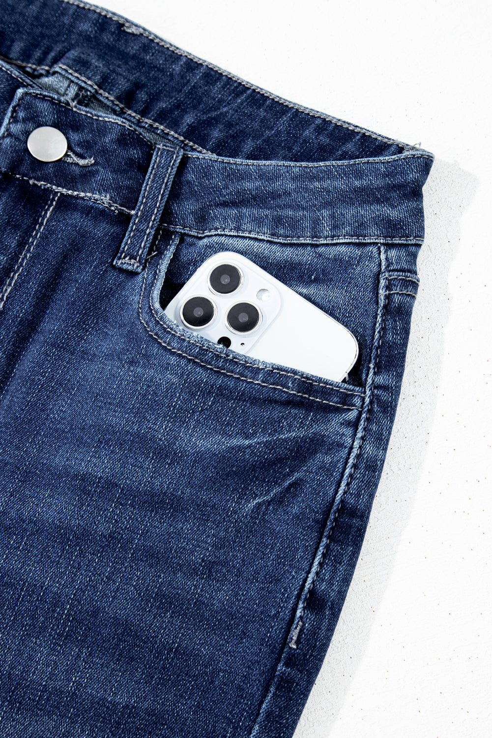 Bridget High-Rise Raw Hem Jeans - Cropped or Short Girl Approved