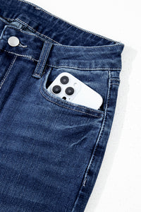 Bridget High-Rise Raw Hem Jeans - Cropped or Short Girl Approved
