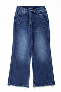 Bridget High-Rise Raw Hem Jeans - Cropped or Short Girl Approved
