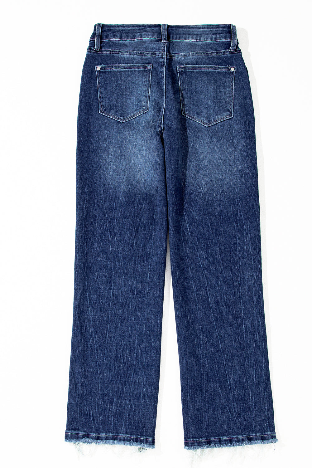 Bridget High-Rise Raw Hem Jeans - Cropped or Short Girl Approved