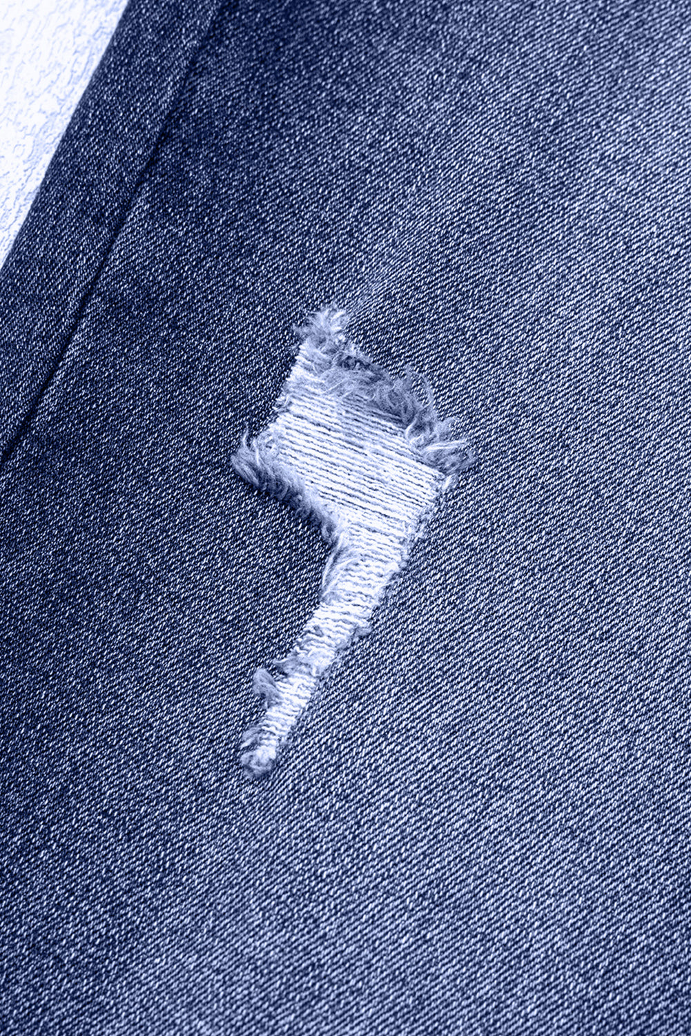 Tasha Dark Wash Straight Leg High-Rise Jeans w/Cuff
