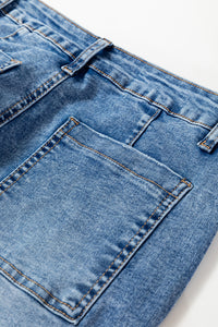 Tammy Cropped Barrel Jeans with Oversized Back Pockets