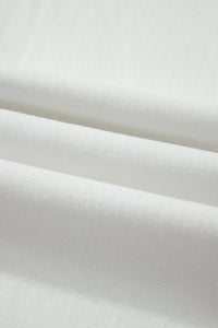 Abby (White) High-Rise Double Button Denim Jeans
