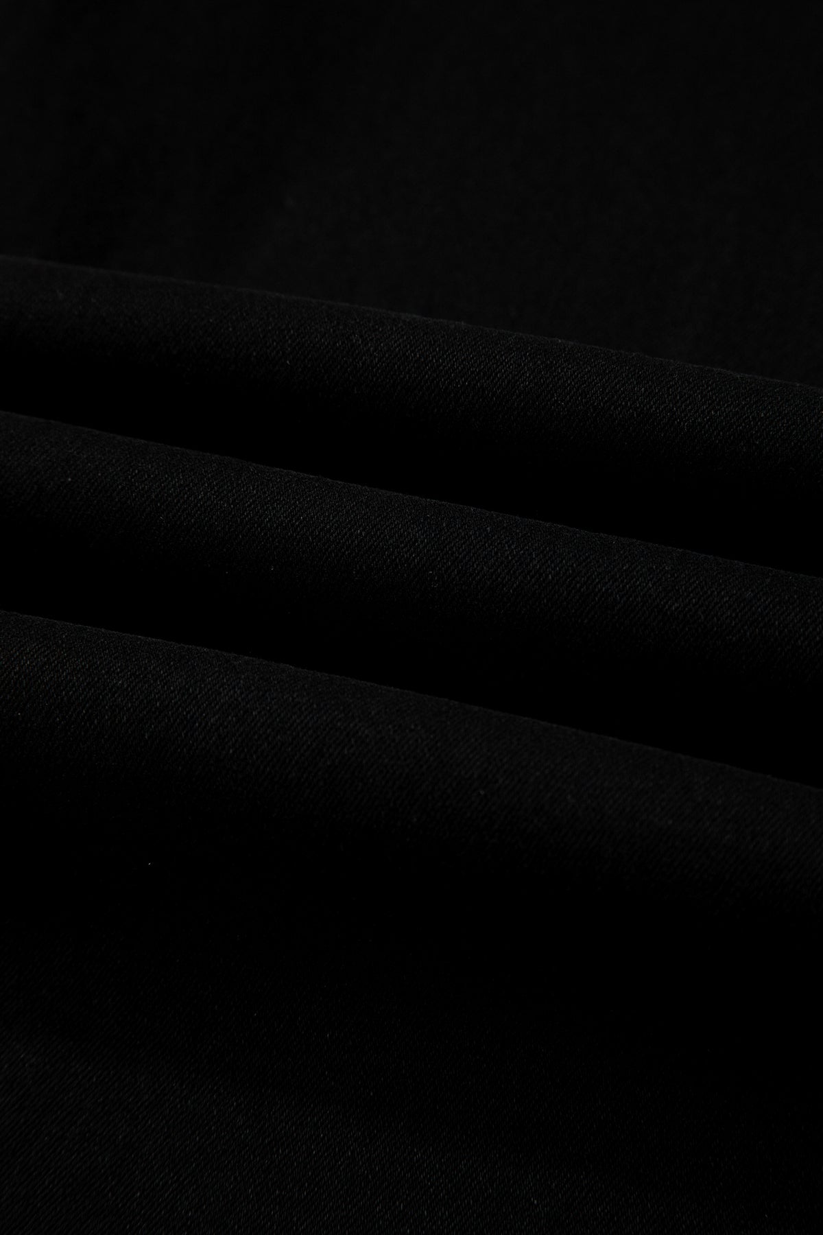 Abby (Black) High-Rise Double Button Denim Jeans