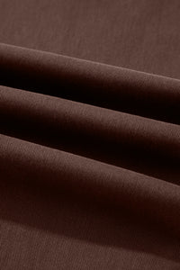 Midrise Relaxed Barrel (Coffee) w/Front Patch Pockets