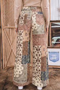 Boho & On The Go Printed Patchwork Jeans