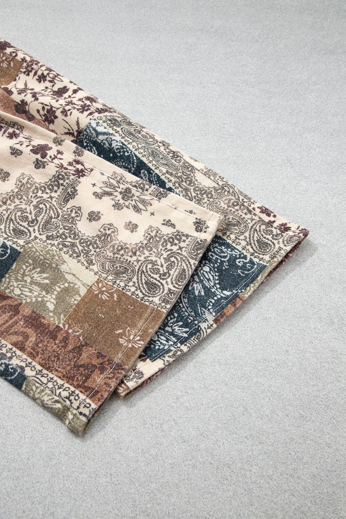 Boho & On The Go Printed Patchwork Jeans