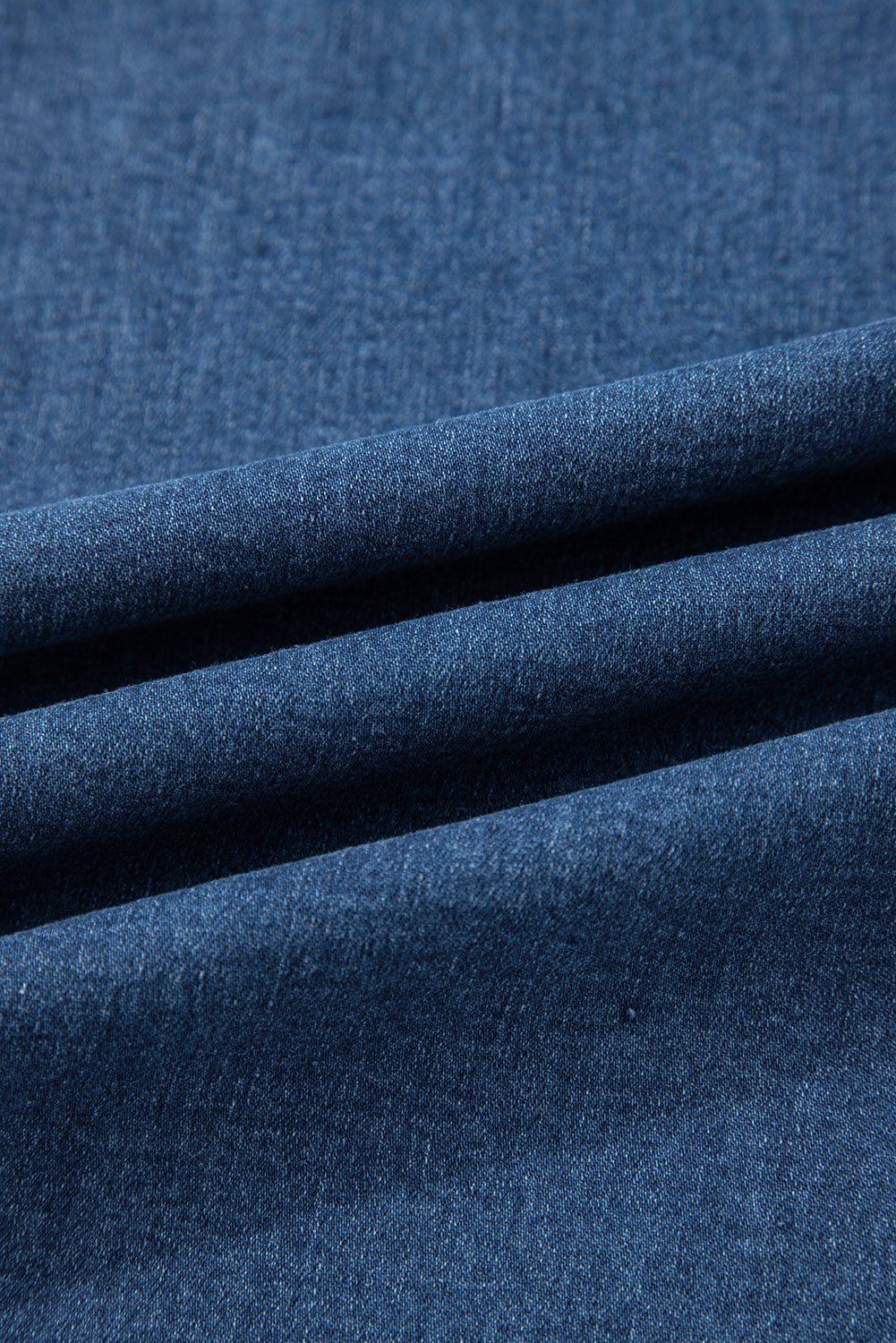 Jackie (Dark) Elastic-Waist Ruffled Wide-Leg Denim Jeans