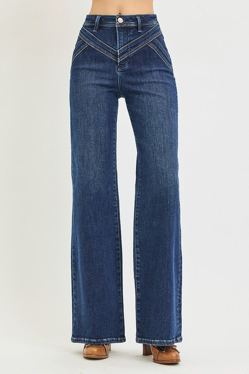Rayna High Rise Wide Leg RISEN Jeans
