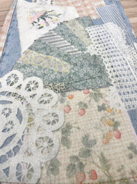 Patchwork Printed Barrel Jeans