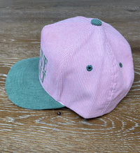 Printed (Pink & Sage) Expensive & Difficult Two-Tone Snapback Hat