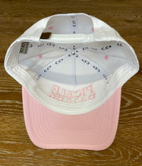 Embroidered (Pink & White) PickleBaller Snapback Hat