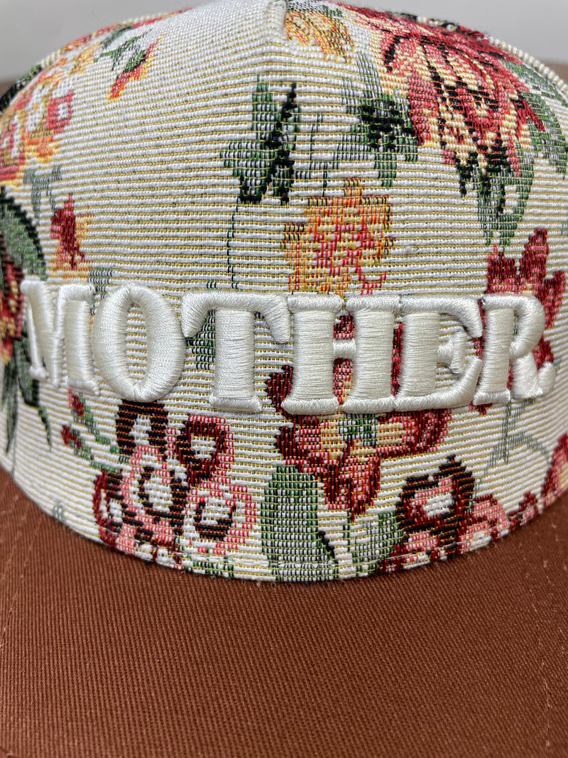 Embroidered (Floral) Mother Ribbed Snapback Hat