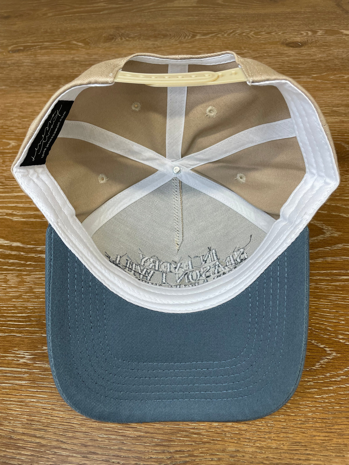 Embroidered (Blue) In Every Season I Will Praise Him Snapback Hat