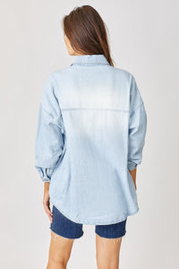 Oversized Soft Denim RISEN Shacket