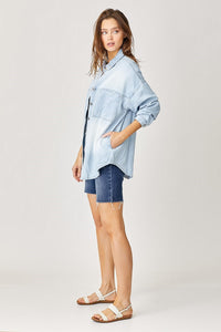 Oversized Soft Denim RISEN Shacket