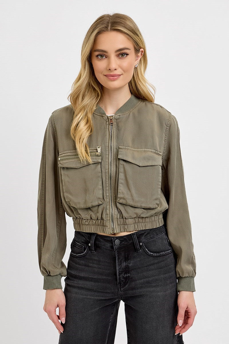 Dani RISEN Bomber (Army Green) Jacket