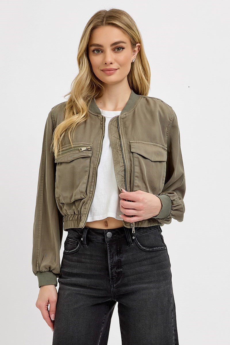 Dani RISEN Bomber (Army Green) Jacket