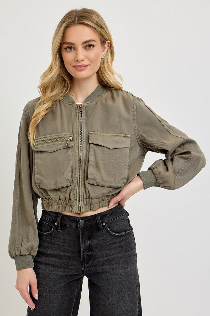 Dani RISEN Bomber (Army Green) Jacket