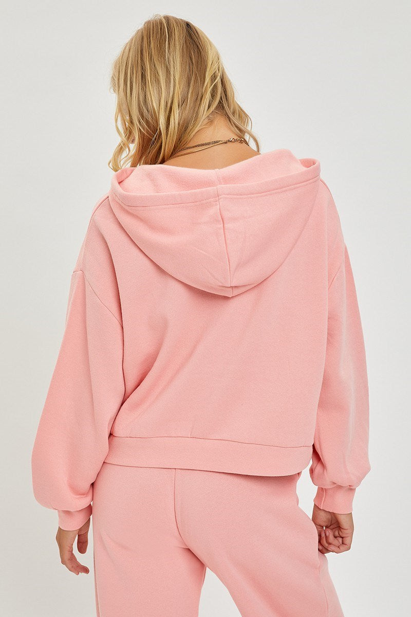 Ayva Oversized Blush Pink RISEN Hoodie