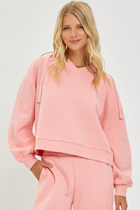 Ayva Oversized Blush Pink RISEN Hoodie