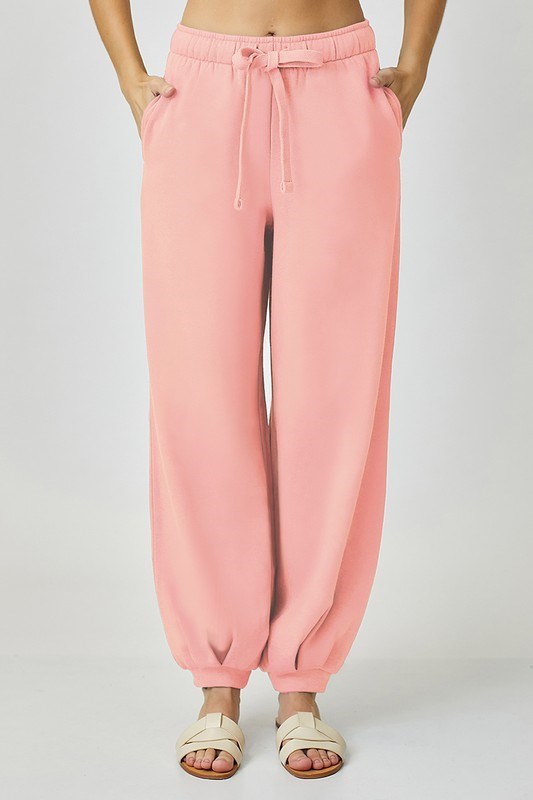 Ayva Slouchy Jogger Blush Pink RISEN Pants