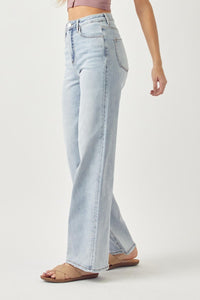 Jessica High-Rise Wide Flare RISEN Light Blue Jeans