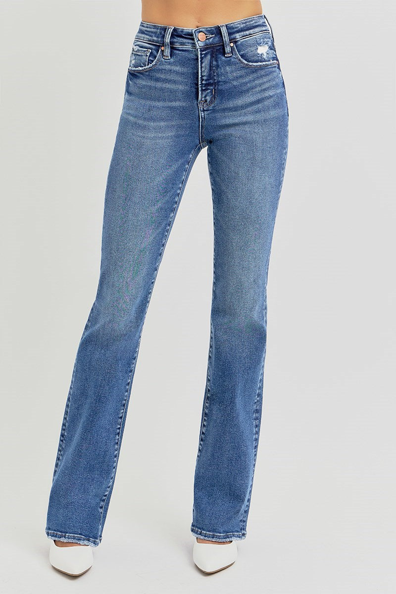 Nikki Tummy Control High Rise Straight-Leg RISEN Jeans