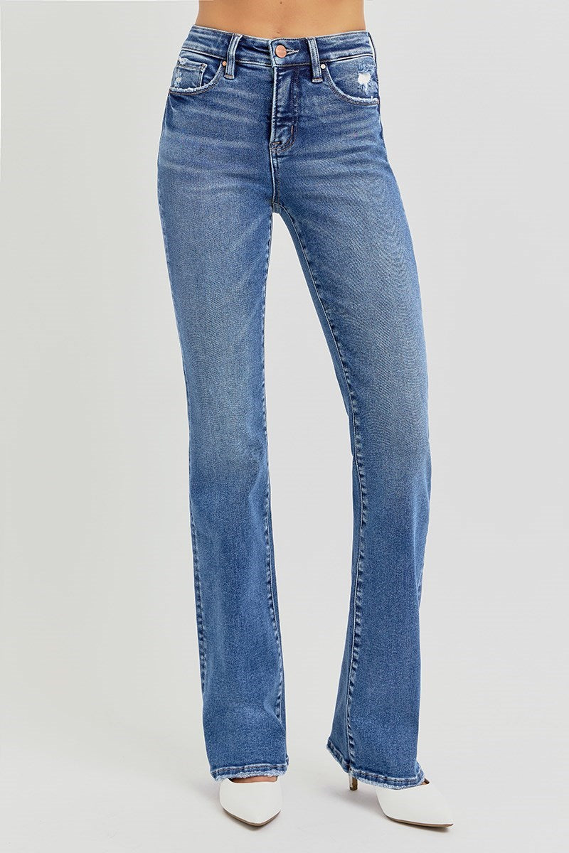 Nikki Tummy Control High Rise Straight-Leg RISEN Jeans
